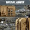 Rifle Bag, 36 inch Tactical Double Long Gun Bag, Soft Rifle Case with Lockable Zipper, Portable Handle & Shoulder Strap
