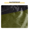 Lightweight Sleeping Bag for Backpacking, Hiking, Waterproof Compact Envelope Sleeping Bag for Cold & Warm Weather, Green