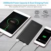 20000mAh Power Bank Ultra-thin External Battery Pack Phone Charger Dual USB Ports