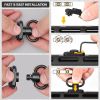 QD Sling 2 Point Sling Quick Adjust Gun Sling with HK Hook Soft Shoulder Pad Sling, Rifle Sling for Hunting Tactical Strap